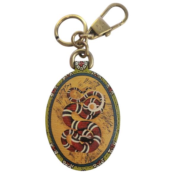 Gucci Garden Oval Patterned Snake Keychain, Limited Edition with Box - Picture 9 of 9